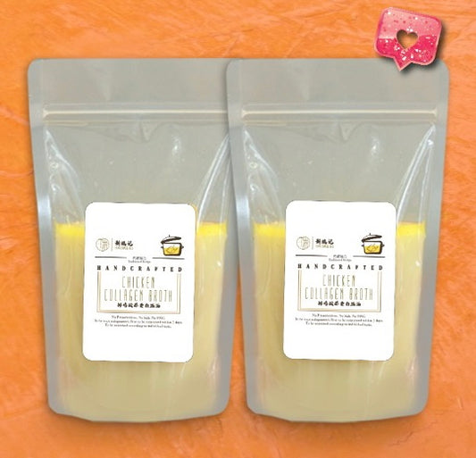 Premium Chicken Collagen Broth Double Pack 500ml (Chilled) *BEST FOR STEAMBOAT
